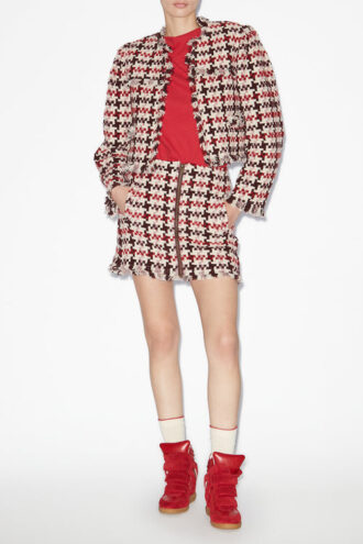 Chaqueta corta de tweed Amelio