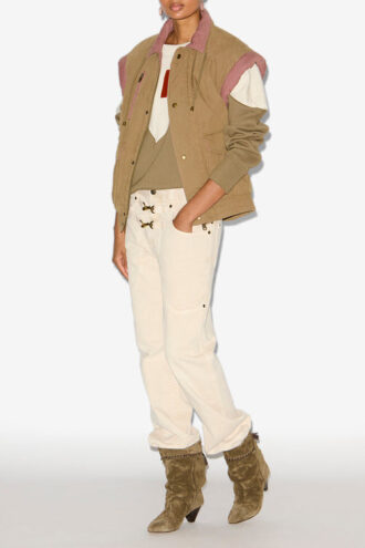 Chaqueta de algodón bicolor Desha Chaqueta de algodón bicolor Desha
