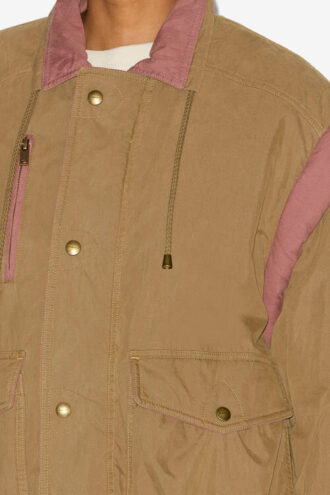Chaqueta de algodón bicolor Desha Chaqueta de algodón bicolor Desha