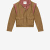 Chaqueta de algodón bicolor Desha Chaqueta de algodón bicolor Desha
