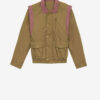 Chaqueta de algodón lisa Dilwen Chaqueta de algodón lisa Dilwen