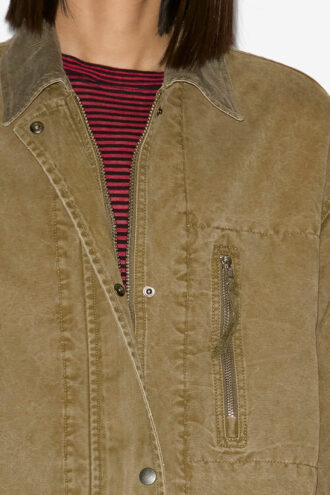Chaqueta de algodón recubierto Kimelia