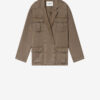 Chaqueta de algodón y lino Nevala Chaqueta de algodón y lino Nevala
