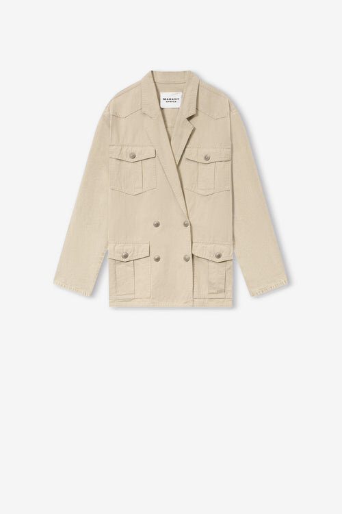 Chaqueta de algodón y lino Nevala Chaqueta de algodón y lino Nevala