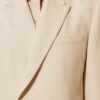 Chaqueta de crepé de seda Calie Chaqueta de crepé de seda Calie