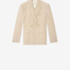 Chaqueta de crepé de seda Calie Chaqueta de crepé de seda Calie