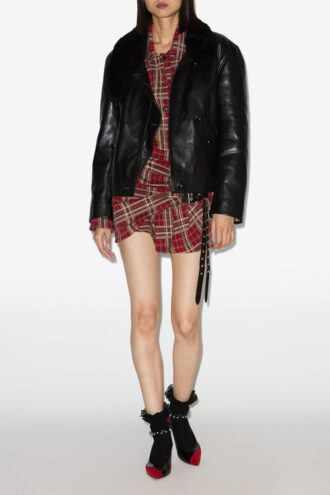 Chaqueta de cuero Briyana