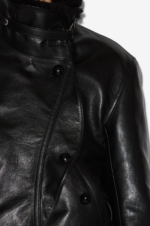 Chaqueta de cuero Briyana Chaqueta de cuero Briyana