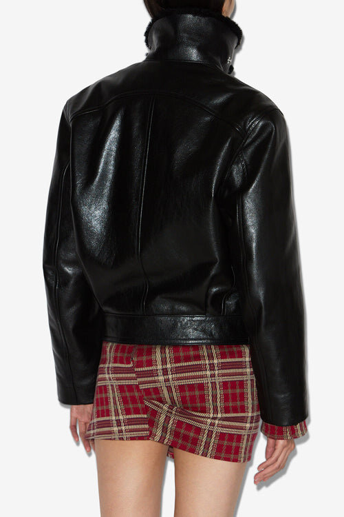 Chaqueta de cuero Briyana Chaqueta de cuero Briyana