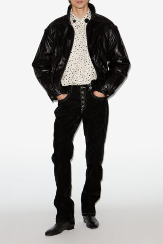 Chaqueta de cuero vintage Yosri
