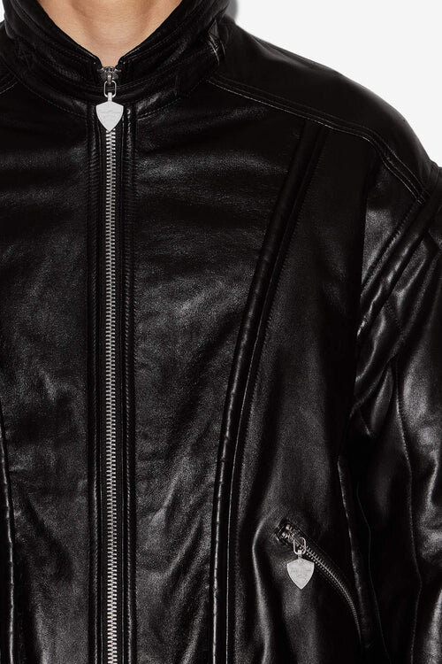 Chaqueta de cuero vintage Yosri Chaqueta de cuero vintage Yosri