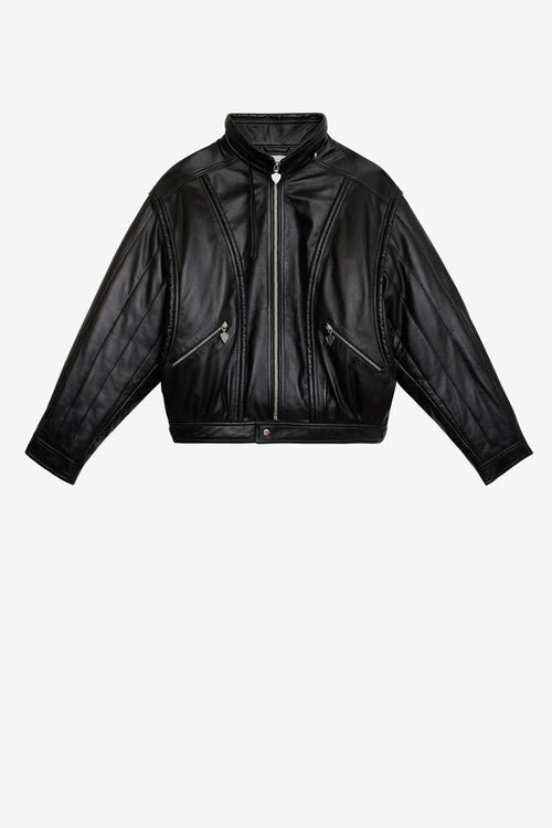 Chaqueta de cuero vintage Yosri Chaqueta de cuero vintage Yosri