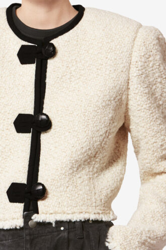 Chaqueta de lana bouclé Gradilia