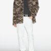 Chaqueta de mezcla de lana estampada Kervon Chaqueta de mezcla de lana estampada Kervon