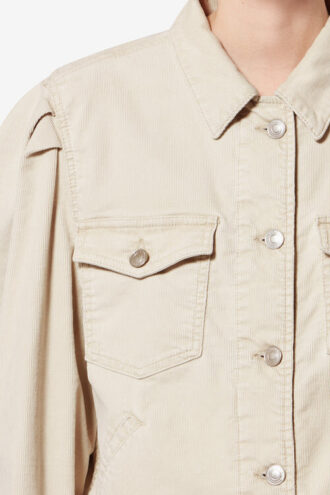 Chaqueta de pana lavada Bolineav