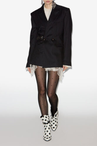 Chaqueta de traje a rayas Nahia