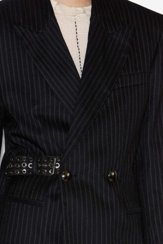 Chaqueta de traje a rayas Nahia