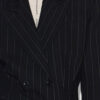 Chaqueta de traje con cinturón y rayas de tenis Maia