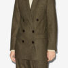 Chaqueta de traje de lana a rayas Jevima Chaqueta de traje de lana a rayas Jevima