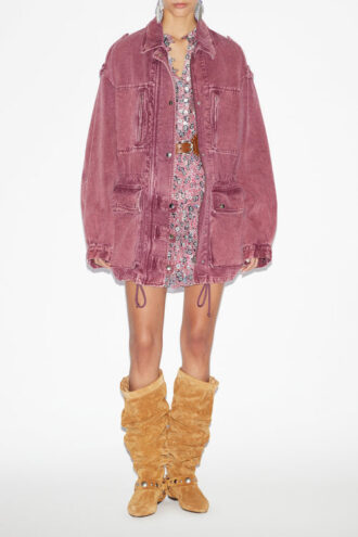 Chaqueta estilo workwear Joanna en denim liso