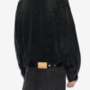 Chaqueta Jackson de denim y piel sintética Chaqueta Jackson de denim y piel sintética