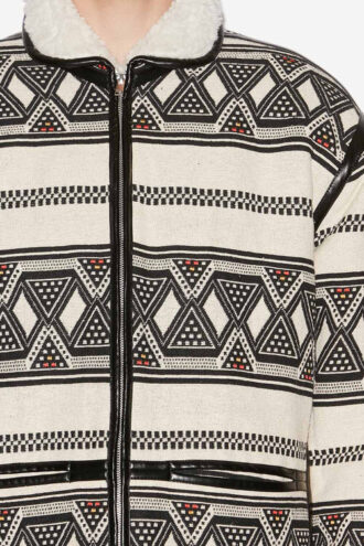 Chaqueta Nelkis con estampado gráfico jacquard
