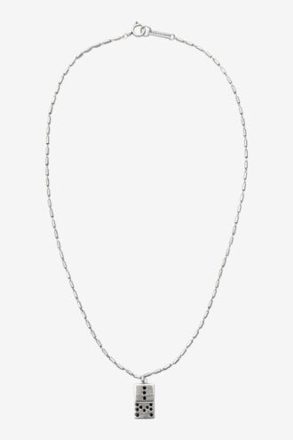 Collar con cadena y colgante Alby Domino