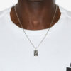Collar con cadena y colgante Alby Domino Collar con cadena y colgante Alby Domino