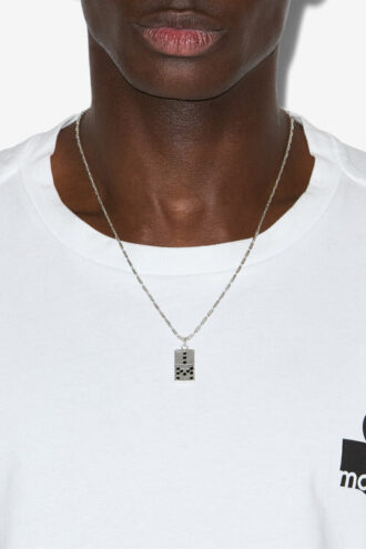 Collar con cadena y colgante Alby Domino
