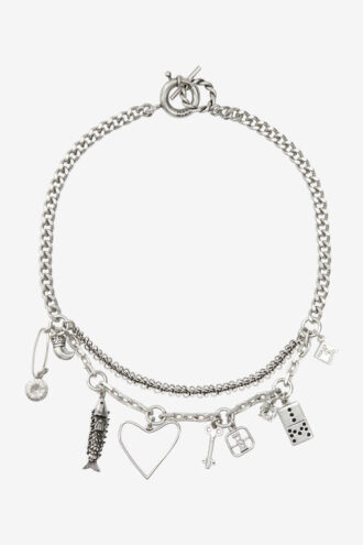 Collar con cadena y colgantes Abby