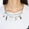 Collar con cadena y colgantes Abby