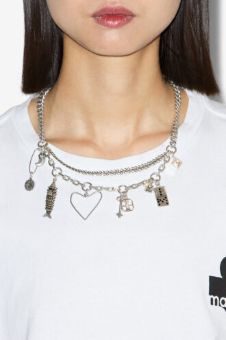 Collar con cadena y colgantes Abby