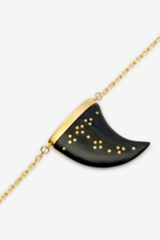 Collar con colgante de cuerno de búfalo Ellen
