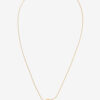 Collar con colgante Shiny Day en latón con acabado dorado