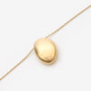 Collar con colgante Shiny Day en latón con acabado dorado