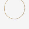 Collar de cadena de latón con acabado dorado Casablanca Collar de cadena de latón con acabado dorado Casablanca
