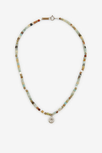 Collar de cuentas naturales Pierce