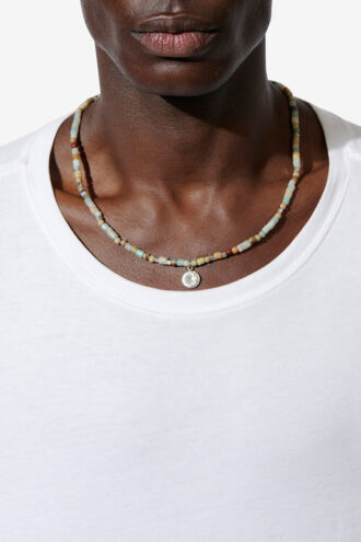 Collar de cuentas naturales Pierce