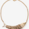 Collar gargantilla con forma de pez de río