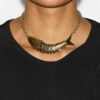 Collar gargantilla con forma de pez de río