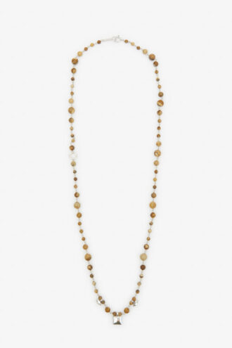 Collar Jack con cadena de piedras naturales