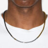 Collar Lenno de piedra natural y latón Collar Lenno de piedra natural y latón
