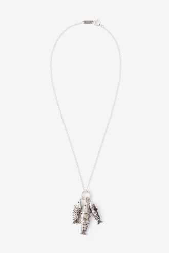Collar River con colgantes en forma de pez