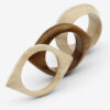 Conjunto de pulseras de madera Conjunto de pulseras de madera