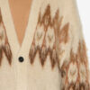 Cárdigan con estampado Fair Isle de mohair Nielson
