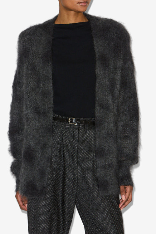 Cárdigan cruzado de mohair de cabrito Mylene Cárdigan cruzado de mohair de cabrito Mylene