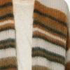 Cárdigan de mohair a rayas Danah