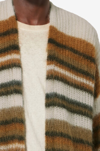 Cárdigan de mohair a rayas Danah