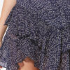 Falda corta estampada de muselina Lolita