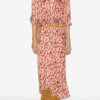 Falda midi con estampado jacquard Lisanne